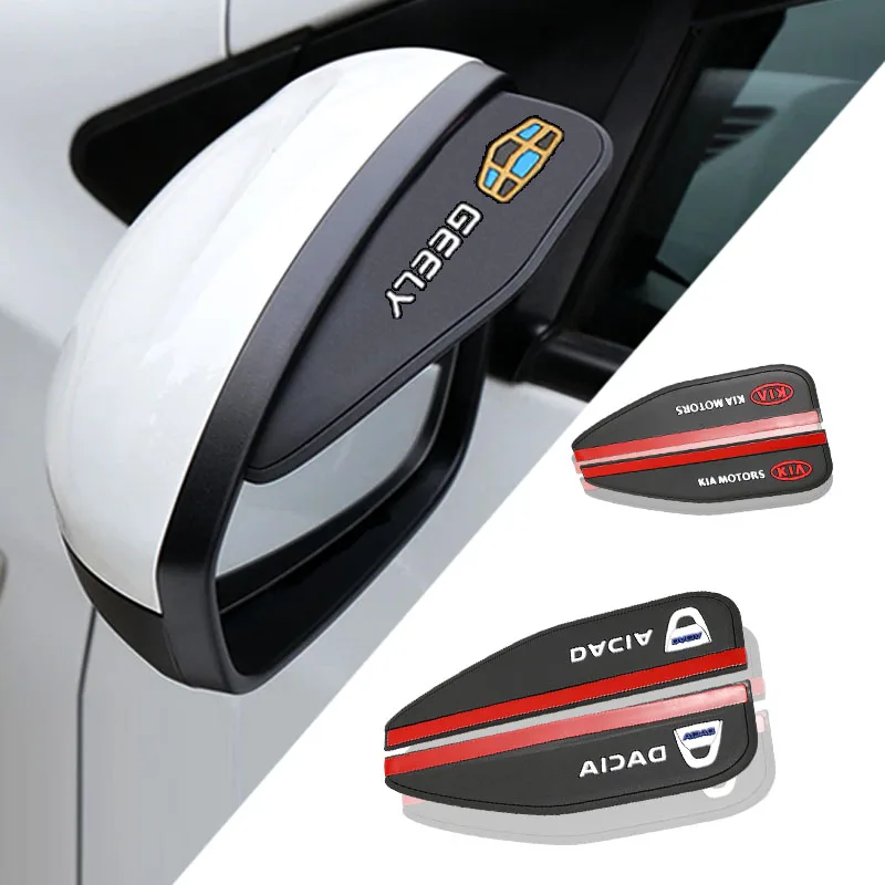 

2pcs Car Side Rear View Mirror Rain Eyebrow Sticker for BMW E39 F10 F30 E46 E60 E90 E34 X5 E70 E87 E92 F20 320i Car Accessories