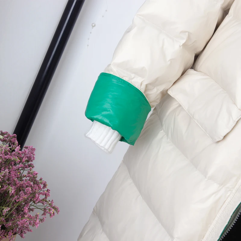 Новинка осенне-зимнее повседневное свободное пуховое пальто большого размера с