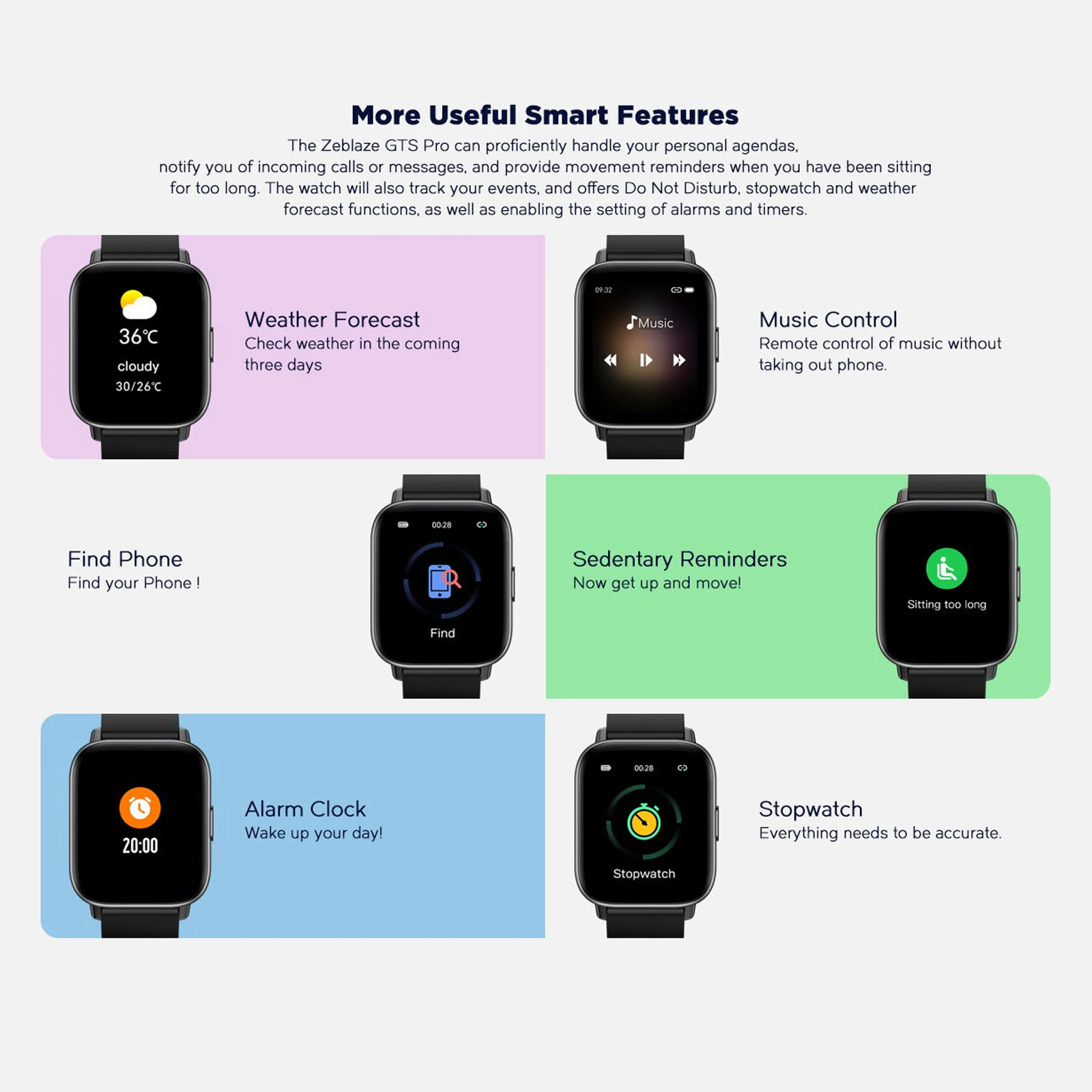 Zeblaze GTS Pro Смарт часы Bluetooth 5 0 IP67 Водонепроницаемый Spo2 уровень Smartwatch сна/сердечного