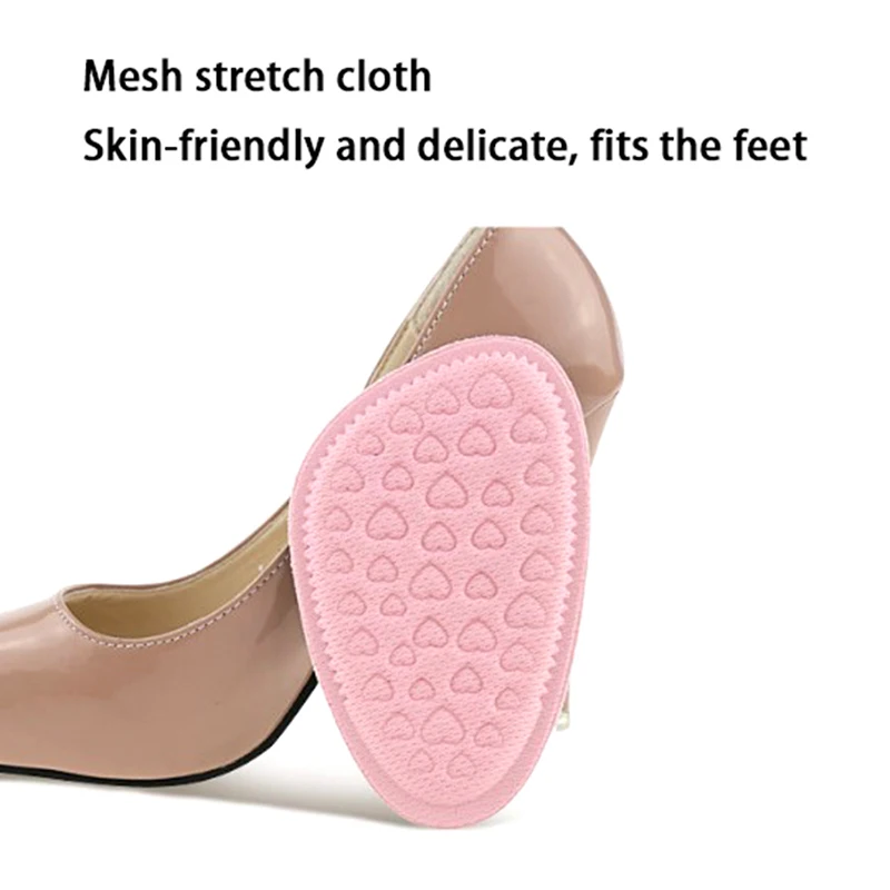 

1 Pair Women Forefoot Insole Soft Comfortable Sponge Forefoot Pads Support Massage Insert Cushion Foot Care Tool