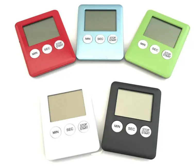 

Practical Use Digital Square Lcd Display Home Kitchen Timer Electronic Kitchen Cooking Timer Stopwatch Cooking Tools Wholesale