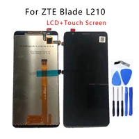 6 0  Original Display For ZTE Blade L210 LCD Display Touch Screen Digitizer Repair kit For ZTE Smartphone L210 LCD Phone Parts
