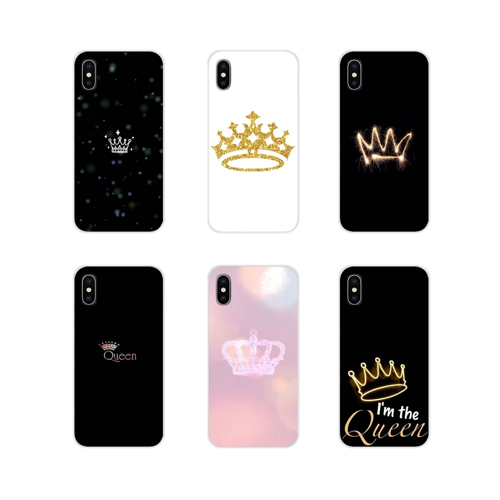 Аксессуары чехлы для телефонов Huawei Mate Honor 4C 5C 5X 6X 7 7A 7C 8 9 10 8C 8X 20 Lite Pro I am Queen Crown King