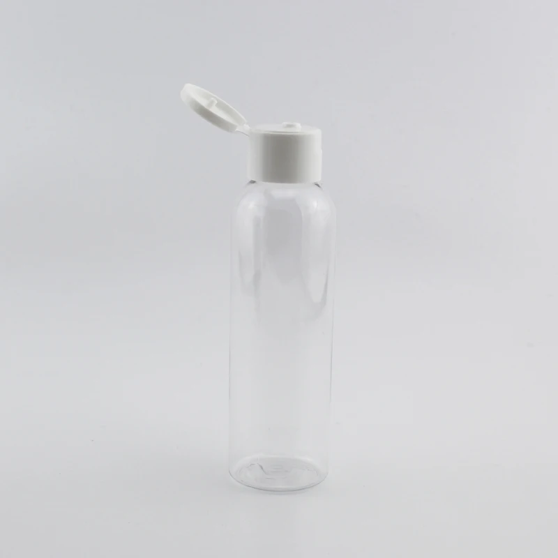 Clear Bottle White 120 мл X 40 черный медицинский контейнер пластиковая бутылка с откидной верхней крышкой пустые бутылки для жидкого мыла флакон для шампуня и лосьона 4 унции - Цвет: Clear Bottle White