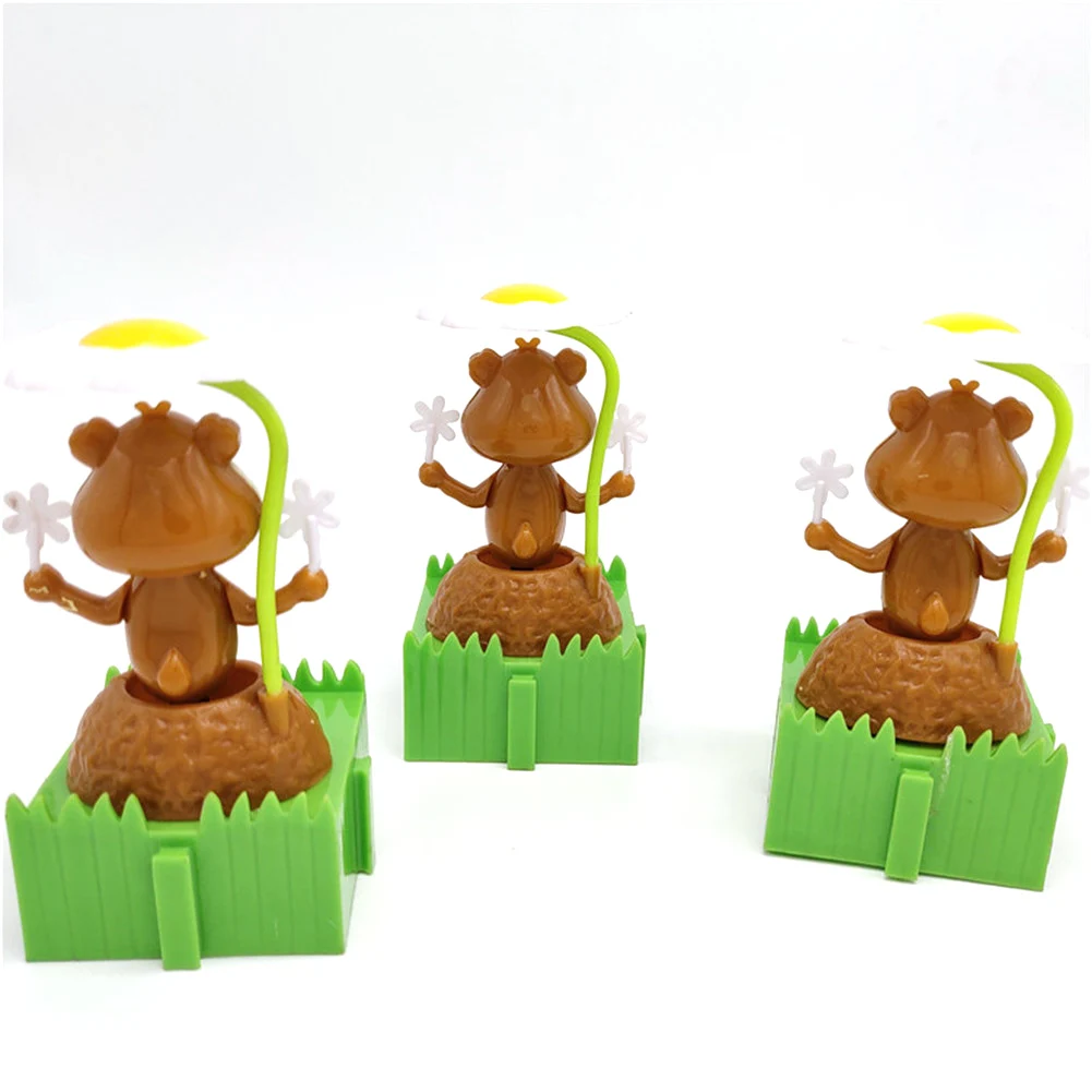 Милый Белка автомобиль Декор солнечной энергии танцы животных танцор качая