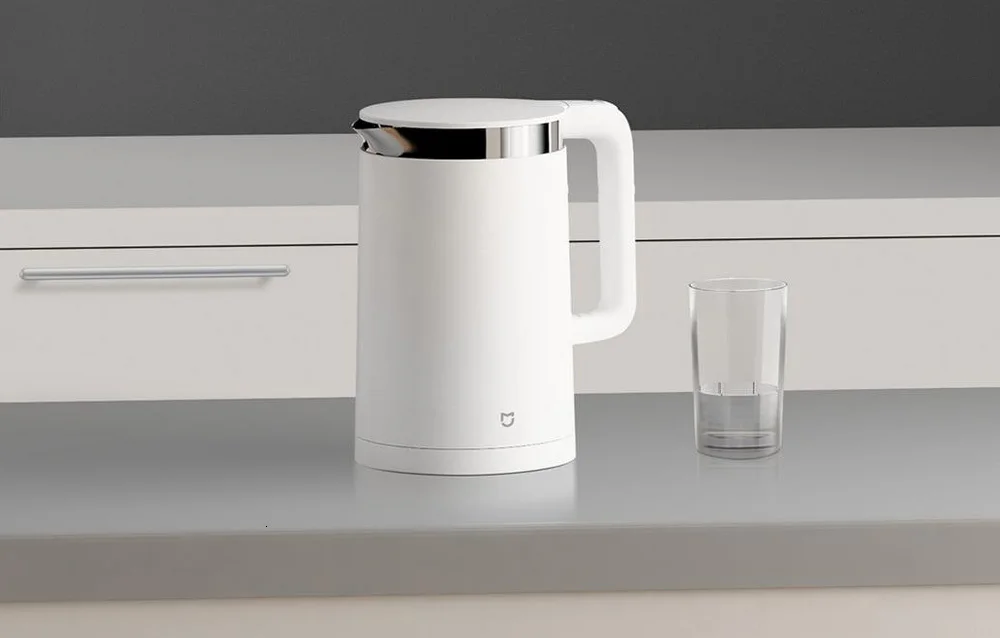 Оригинальные Термостатические электрические чайники Xiaomi Mijia, 1.5L, управление с помощью мобильного телефона, приложение, 12 часов, термостат, смарт-чайник