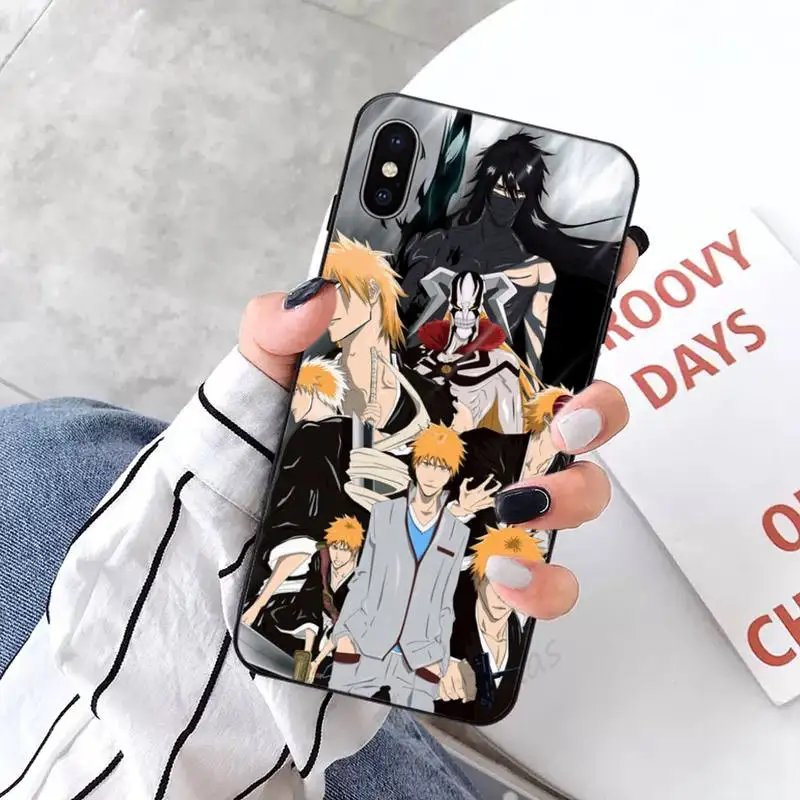 

Japan Anime Kurosaki Ichig Phone Case for iPhone 11 12 pro XS MAX 8 7 6 6S Plus X 5S SE 2020 XR