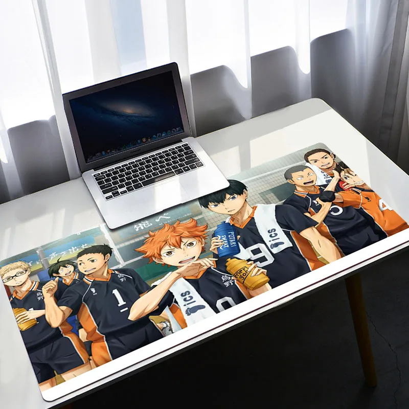 

Haikyuu Extended Pad Mouse Mat Carpet Xxl Gaming Computer Desk Pc Accessories Gamer Mats Mousepad Anime Kawaii Pads Laptop