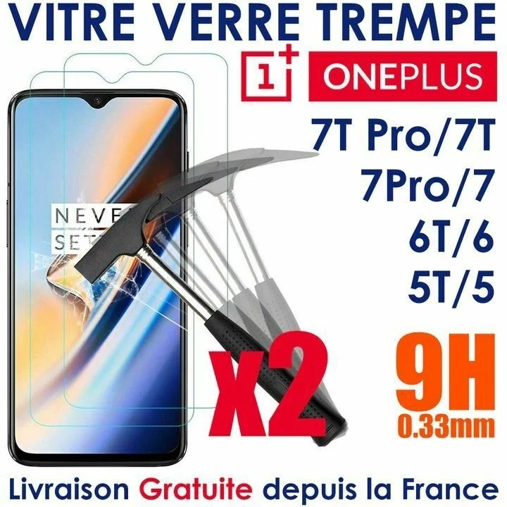 

Ecran protective toughened glass for oneplus 6 6T 7T 7 Pro 5 glass