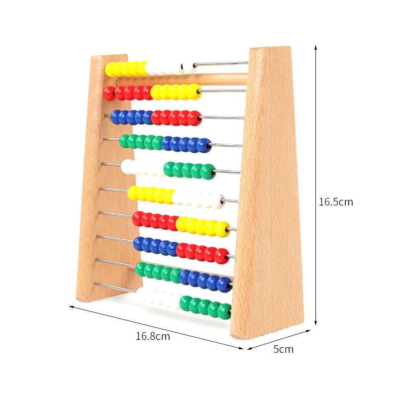 

Wooden Children Early Math Learning Toy Numbers Counting Calculating Beads Abacus Montessori Educational Toy Children Math Toys