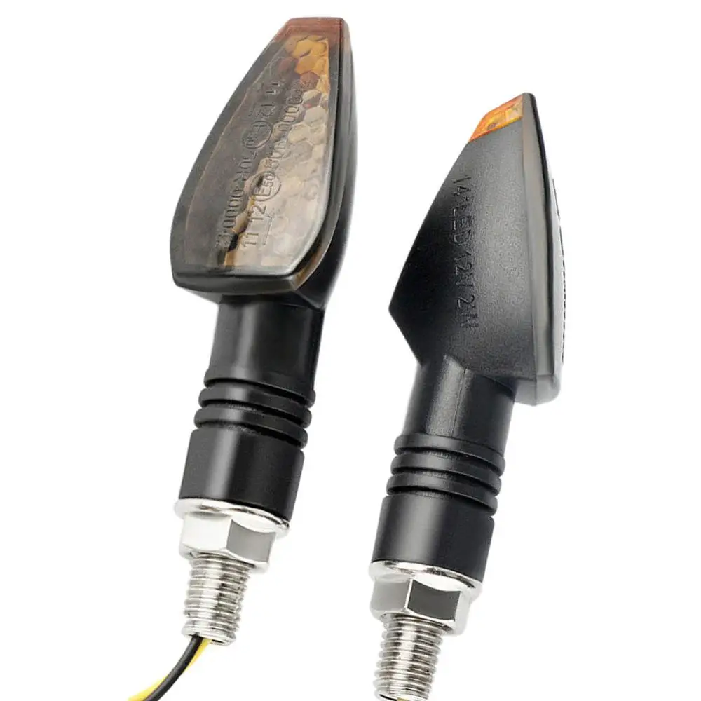 4X мотоцикла указатель поворота дымчатые линзы светодиодный индикаторные