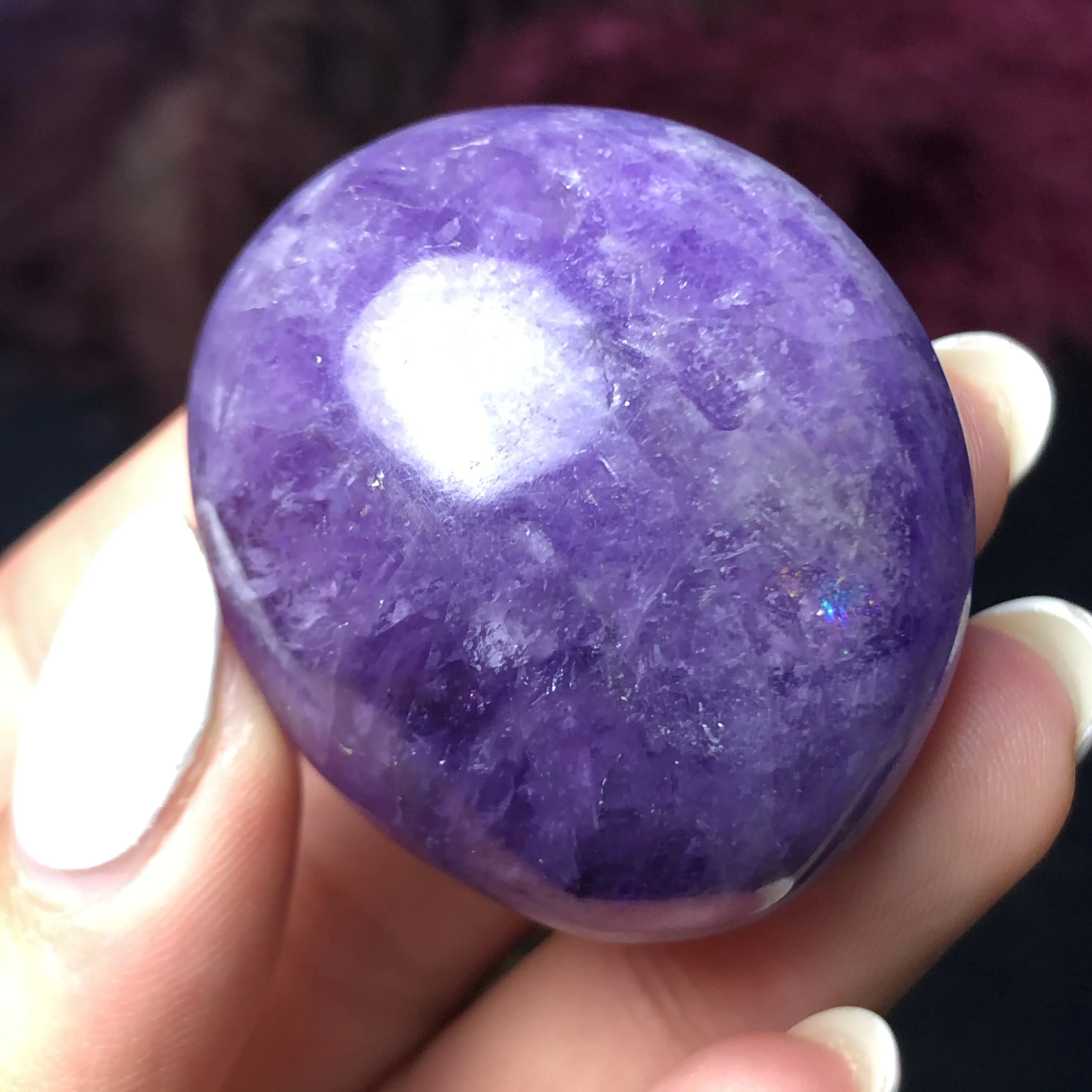 1 шт. натуральный драгоценный камень с аметистом и ладонью|Камни| |