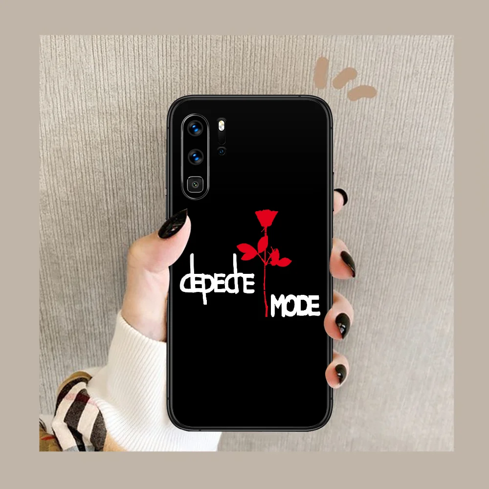 

Depeches band Mode Phone Case Cover Hull For Huawei P8 P9 P10 P20 P30 P40 Lite Pro Plus smart Z 2019 black Etui Pretty Bumper