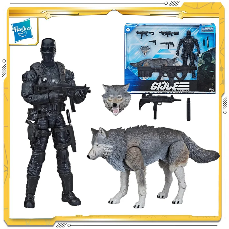 

Original G.i. Joe Snake Eyes Timber Anime Action Figur Toy for Child Halloween Gift