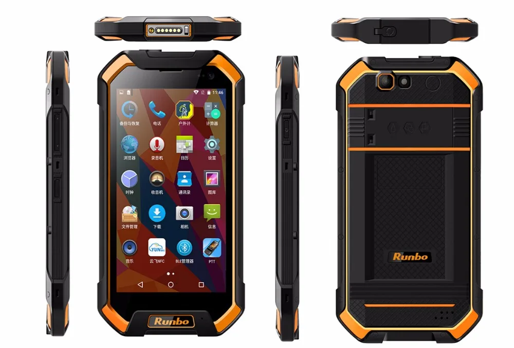 Оригинальный Runbo F1 Plus IP67 водонепроницаемый мобильный телефон 6 ГБ 64 Android 7 0 прочный
