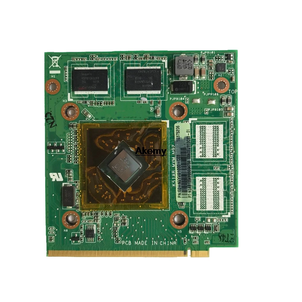 K51AB M92 1 60 NVYVG1000 B01 69N0EUV10B01 216 0728014 HD4570 DDR2 VGA Видео Графика карты для For Asus K70AB K70AD