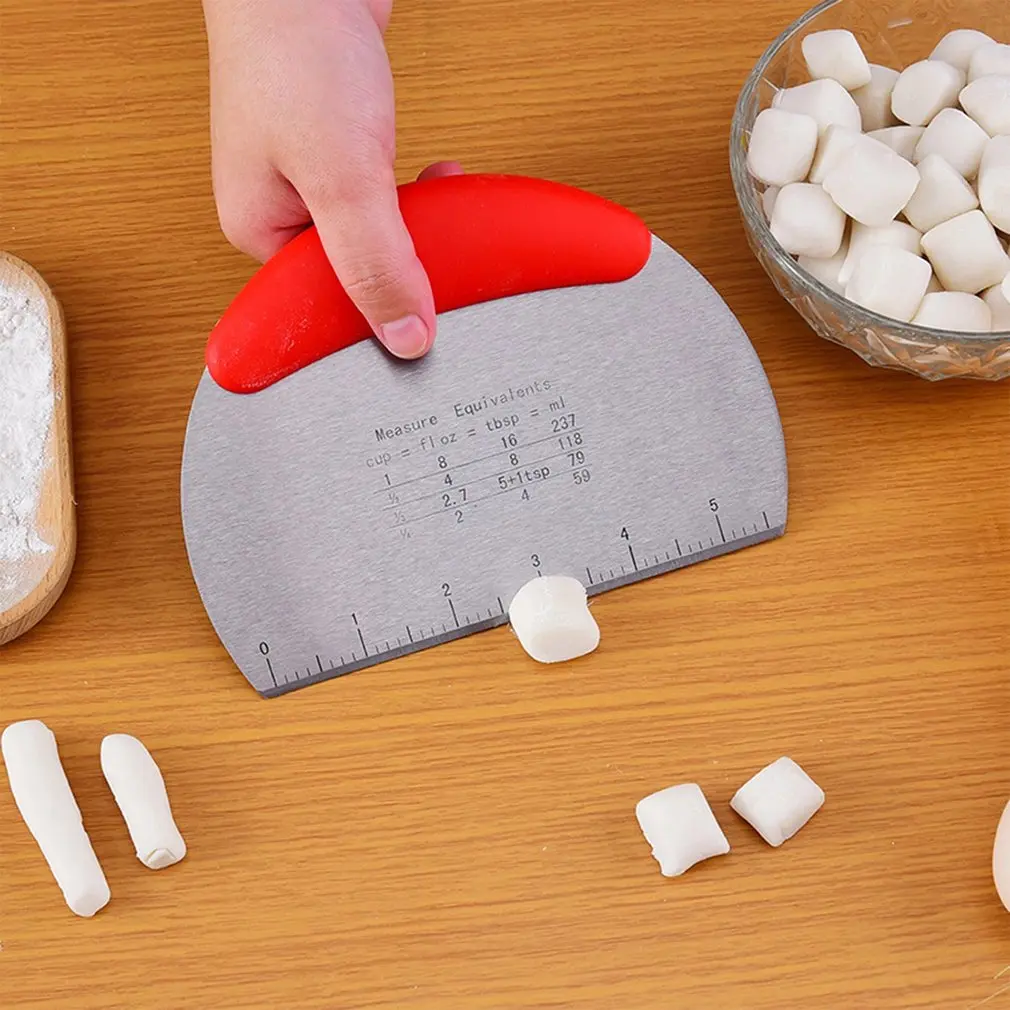 Новинка 2021 скамейка из нержавеющей стали скребок модные полукруглые весы нож для