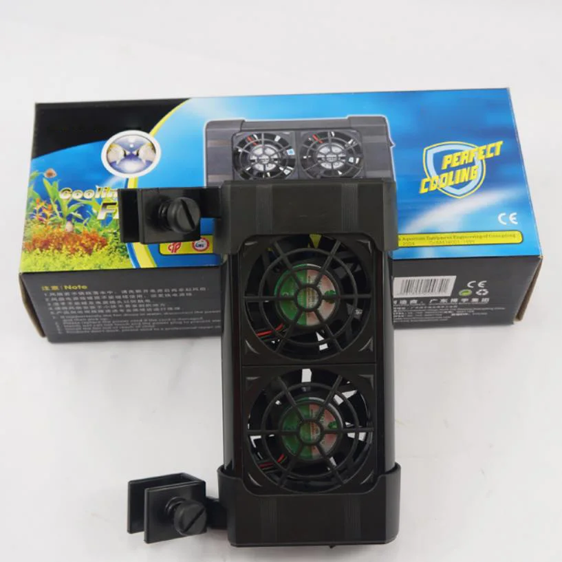 

Cooling Fan Aquarium Controller Temperature Control exhuast fan DC 12V 220V Aquarium Fish Tank Accessories fish fan pet fan