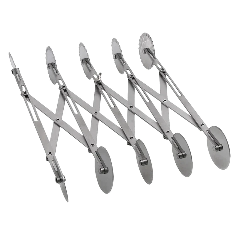 Нержавеющая сталь пиццы колеса Ножи Резак Регулируемый тестоделитель для