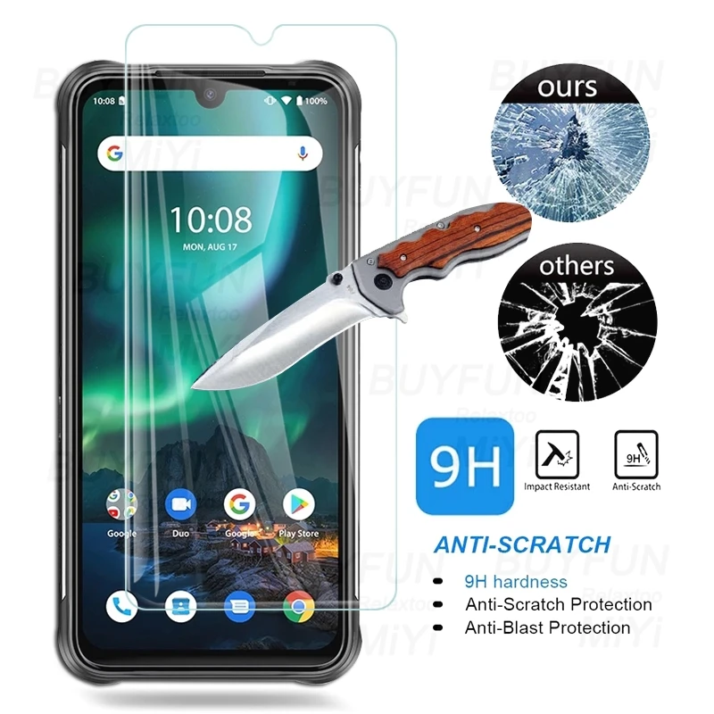 4pcs protective glass for umidigi bison gt g t smartphone lcd full cover screen protector tempered glass film steko umi bisongt free global shipping