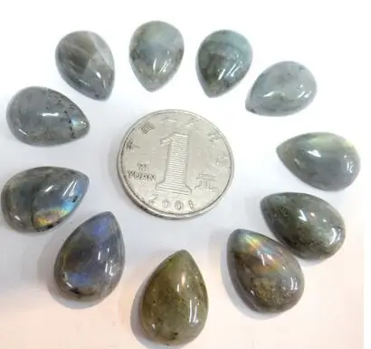 

18*25mm Natural stone Turquoises labradorite Quartz crystal Cabochon Pendant for diy Jewelry making necklace Accessories20PCS