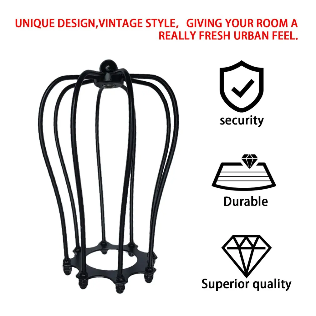 ICOCO Ретро Винтажные Чехлы для промышленных ламп подвесной светильник с защитой