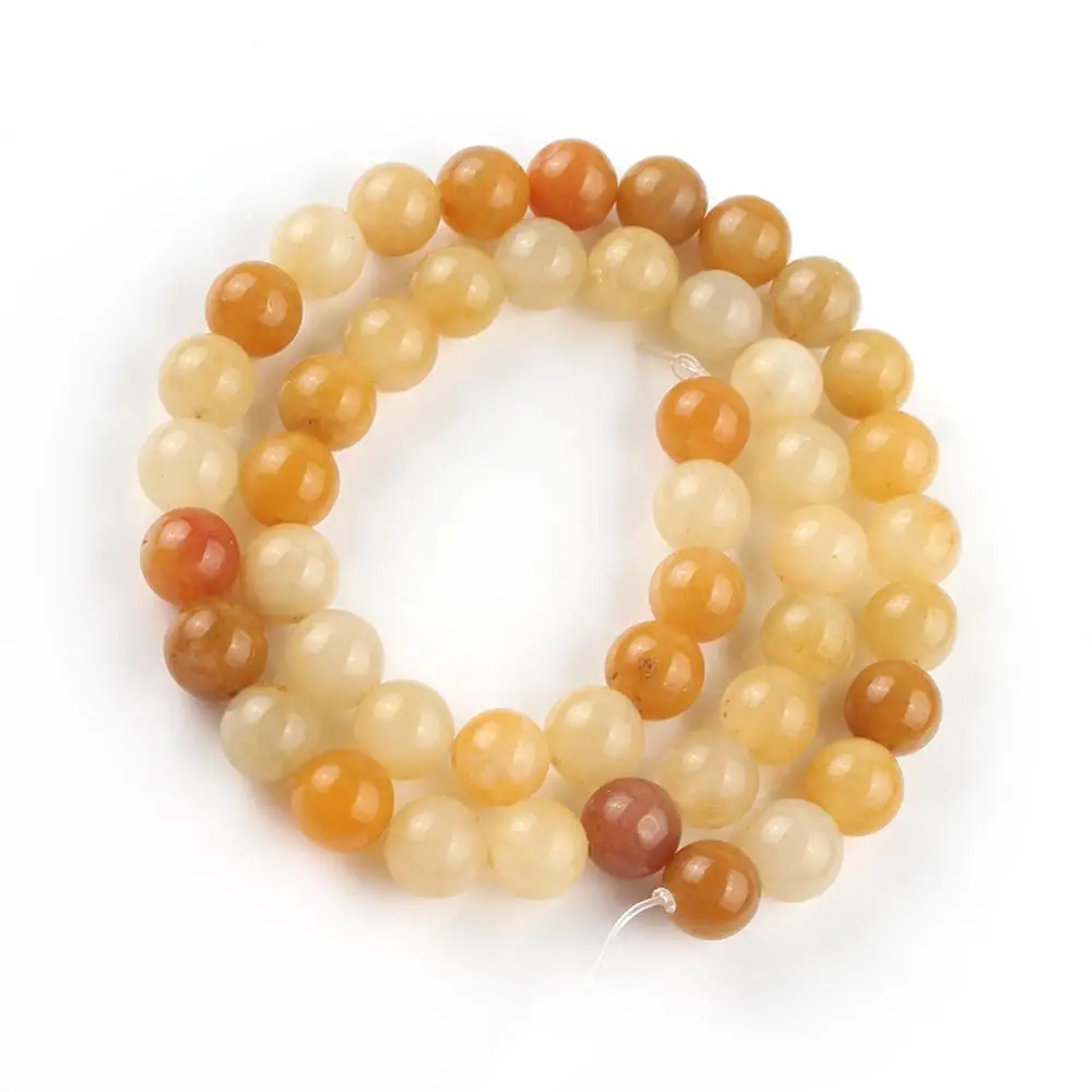 Натуральный камень желтый Агат Ониксовые шарики круглые бусины с большим