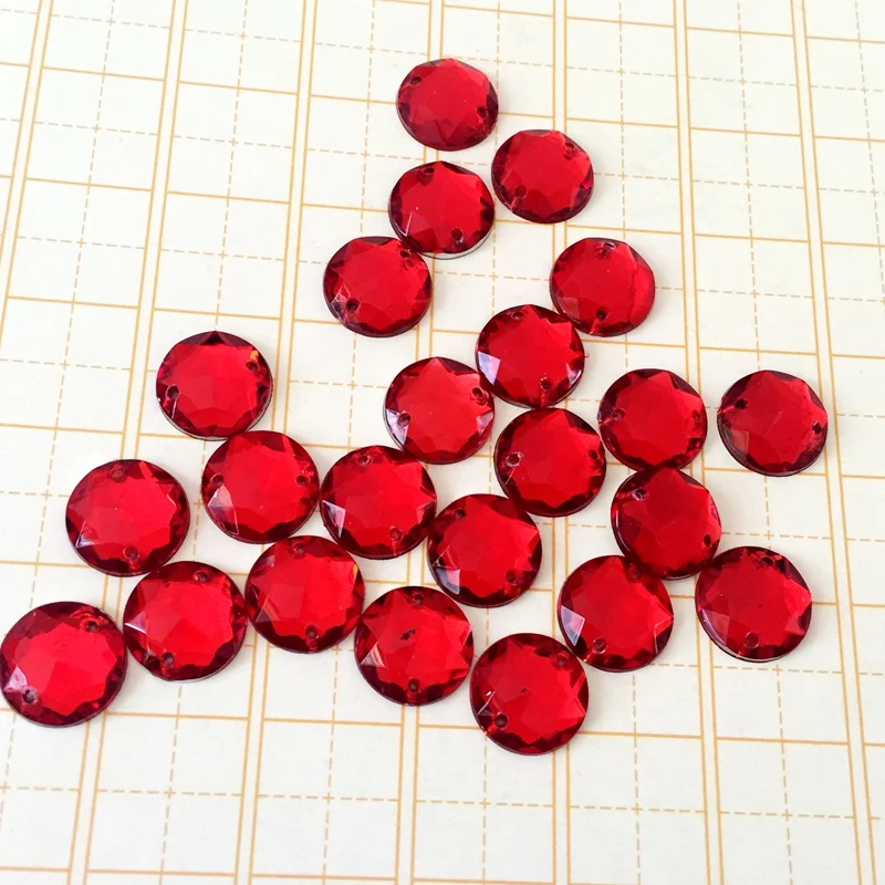 Новинка 500 шт. красная Алмазная пуговица из акрила зажим для книги круговое