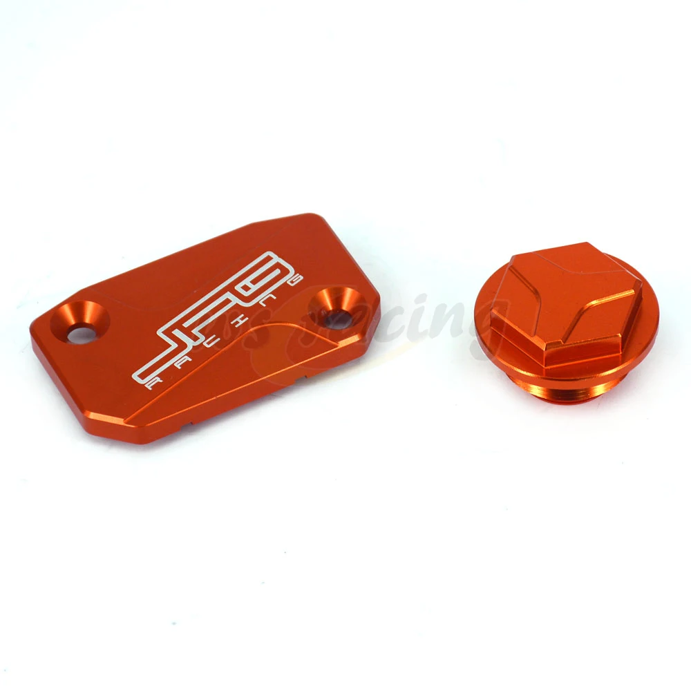 

Motorcycle Front & Rear Brake Fluid Reservoir Cover Cap For SX EXC XC XCW SXF XCF XCFW EXCR EXCF SXR XCRW SMR 125 144 150-530