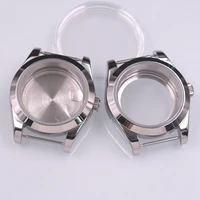 36mm 39mm sapphire glass watch case fit nh35 nh35a nh36 nh36a eta2836 2824 miyota 8205 8215 821a dg2813movement polished case