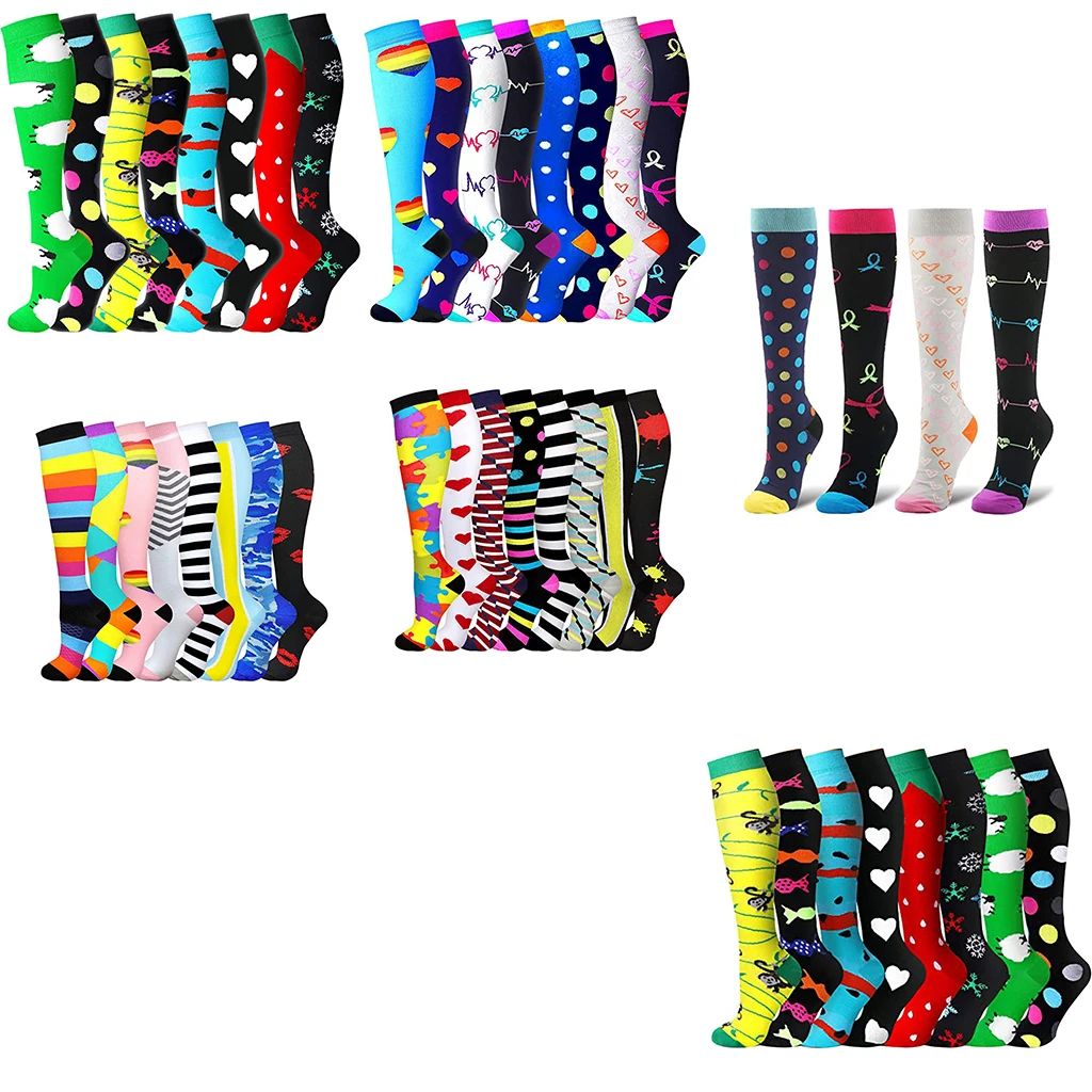 

Chaussette De Compression Sports 6 or 8 Pairs Leisure Compression Socks Adult Pressure Socks Cycling Chaussette De Sport
