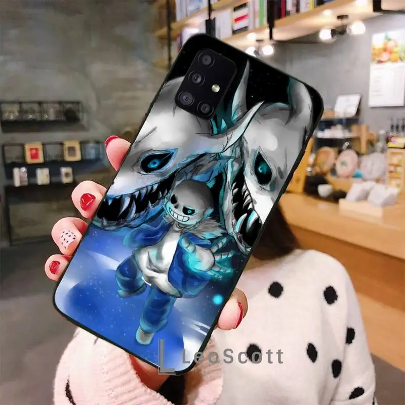 

undertale papyrus sans doggo Phone Case For Samsung A50 A51 A71 A20E A20S S10 S20 S21 S30 Plus ultra 5G M11
