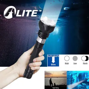 TMWT 3800Lm CREE XM-T6 водонепроницаемый фонарик для дайвинга желтый УФ-красный фонарь для подводного плавания на 80 м светодиодный фонарик для дайвинга
