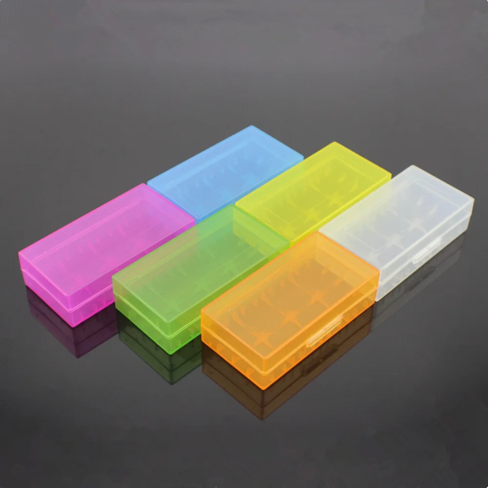

50pcs/lot Useful Battery Storage Case Box Holder For 2Pcs 18650 4pcs CR123A Randomly for 18350 18500 17670 battery box