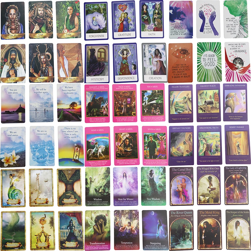 Современное искусство Nouveau ведьма карты Таро Oracle палубная карта игра вечерние