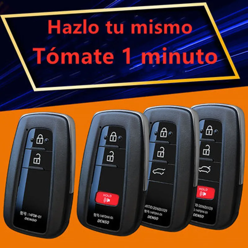 Замена Смарт дистанционные брелки для ключей в виде ракушки чехол Брелок 3B Toyota