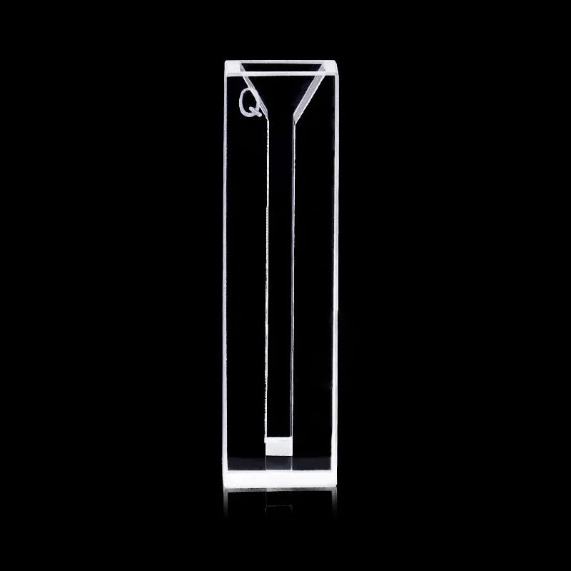 Микро кварцевая кювета с крышкой (1050ul)|quartz cuvette|cuvette quartzmicro cuvette |