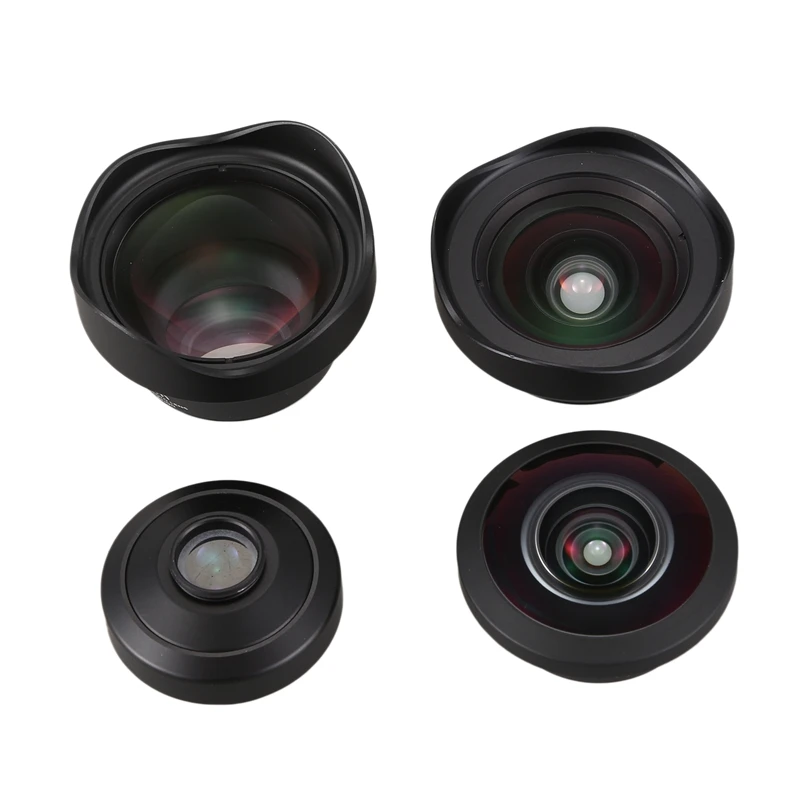 PHOLES 4 In 1 Cell Phone Camera Lens Kit Wide Angle Telephoto Macro Fisheye Lenses For Iphone Xs Max X 8 Huawei P20 Pro | Компьютеры и