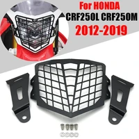 motorcycle headlight guard protector lampshade grill cover protection for honda crf250l crf250m crf250 l m crf 250 l m 2012 2019