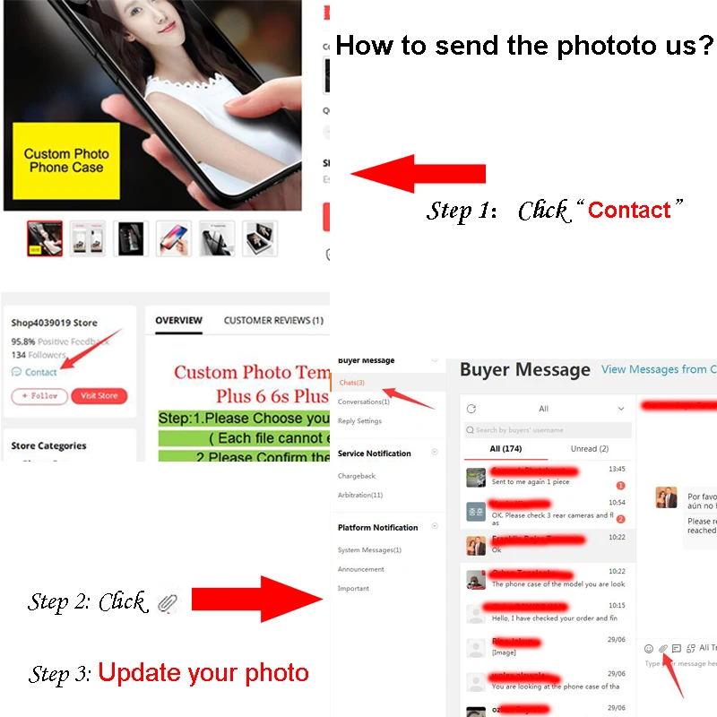 DIY персонализированные пользовательские фотографии имени производителем для