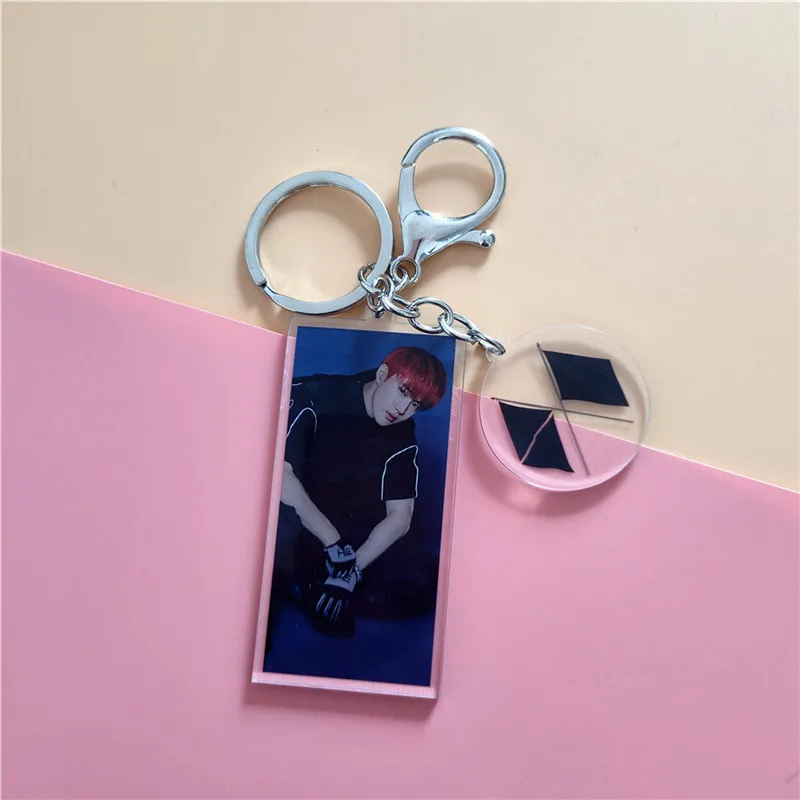 1 шт. Kpop EXO новый альбом одержимость акриловый брелок Подвеска ювелирные изделия