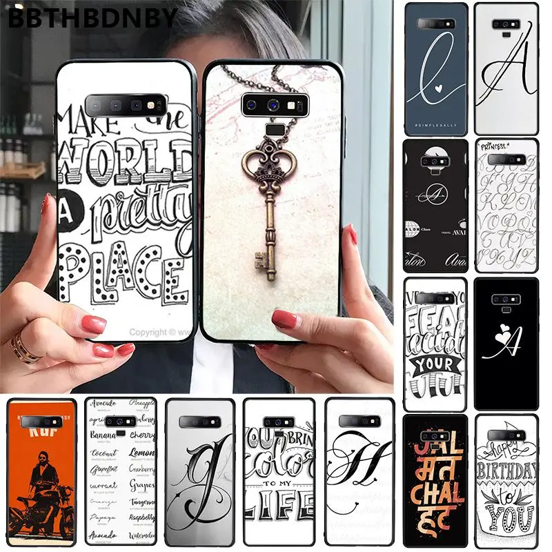 BBTHBDNBY письмо Coque Оболочка Чехол для телефона iPhone 11 pro XS MAX 8 7 6 6S Plus X 5 5S SE XR чехол| |