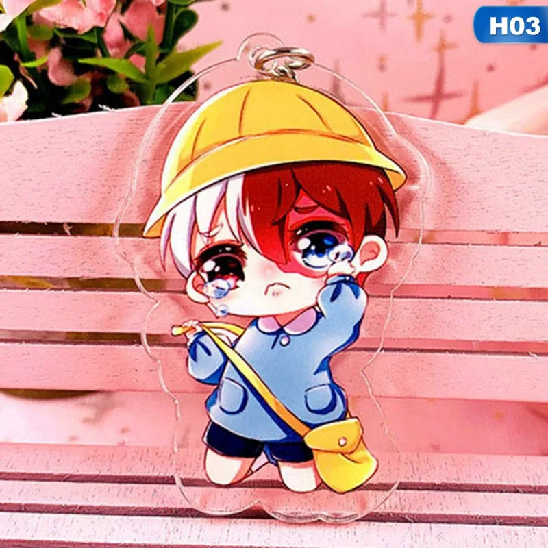 Boku No Hero academic анимированный брелок для ключей My Hero academic брелок в стиле аниме