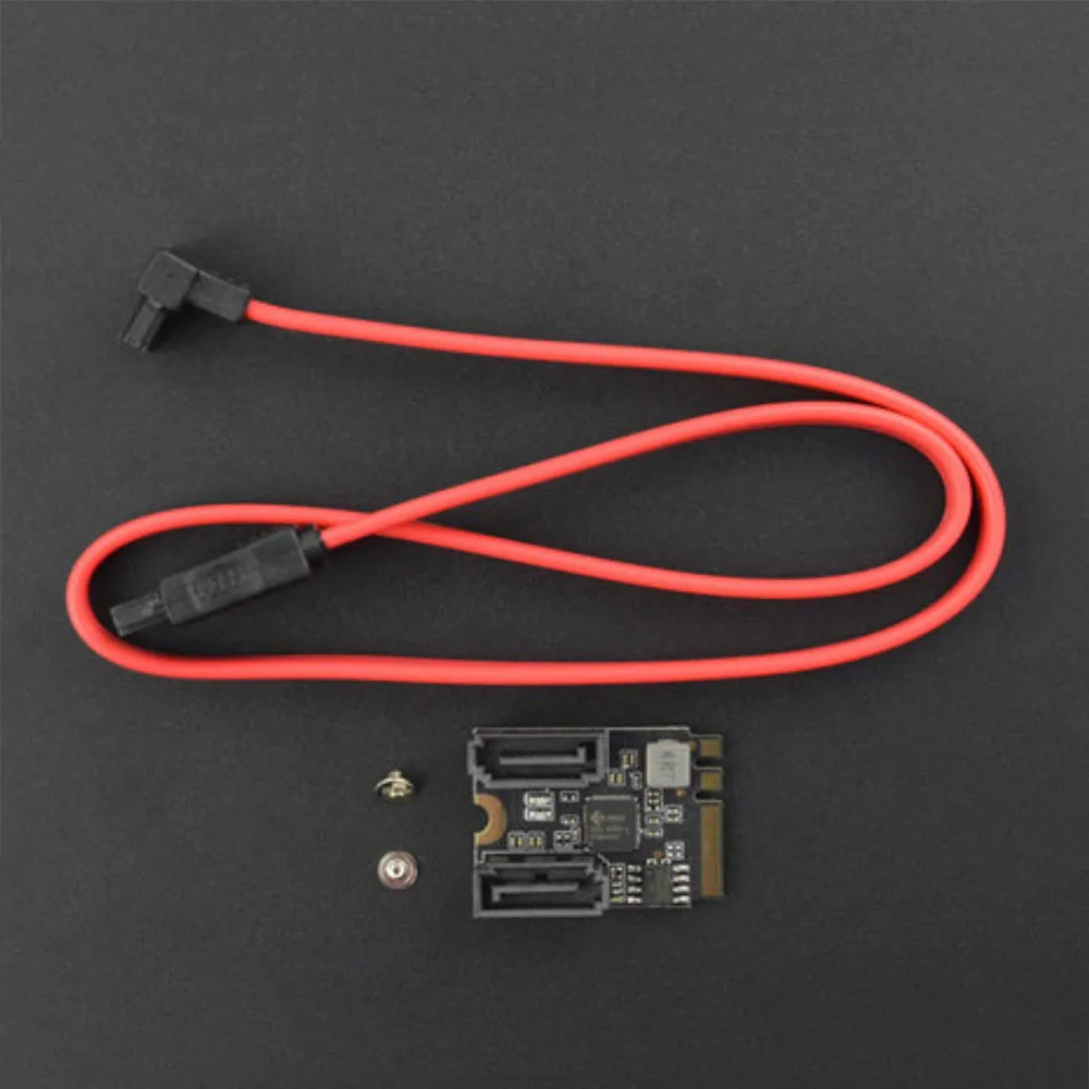 DFRobot M.2 A + E ключ к SATA3.0 адаптер с двумя портами твердотельные жесткие диски карта
