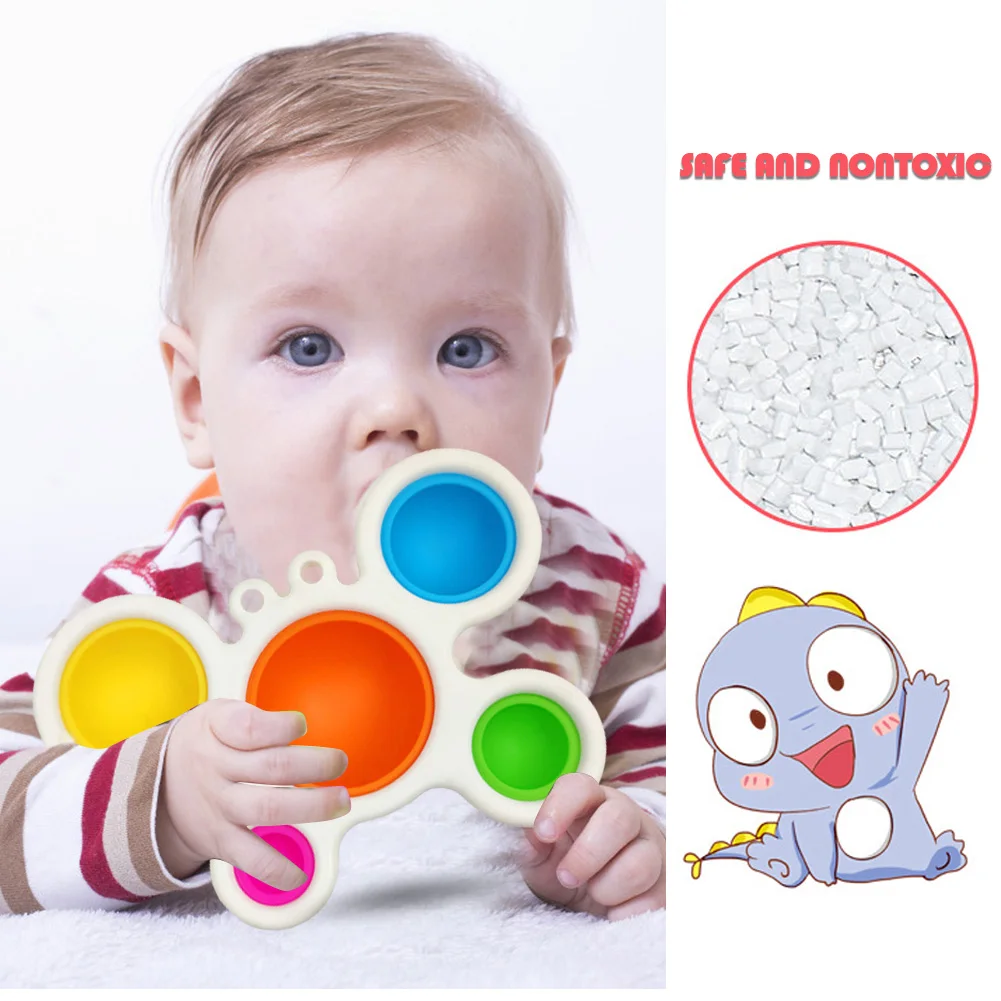 

Infant Baby Toys Montessori Exercise Board Rattle Puzzle Colorful Intelligence Development Early Education Intensive Training