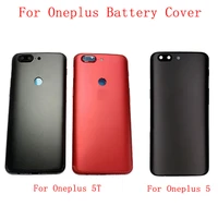 battery case cover rear door housing back case for oneplus 5 5t battery cover camera frame lens with logo