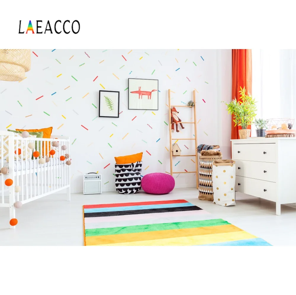 Фотофон Laeacco Boudoir для детской кроватки шары подарок игрушка кукла стена ребенок