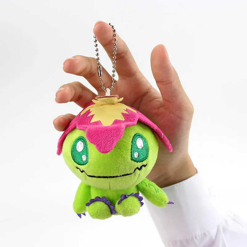 8-14 см 8 стилей Digimon Мягкая Подвеска для ключей игрушки Patamon Palmon Piyomon Tailmon Gomamon Koromon