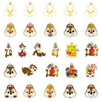 disney cute chipmunks chipndale epoxy resin anime pendants acrylic jewelry findings for diy making accessories jewelry mgo290