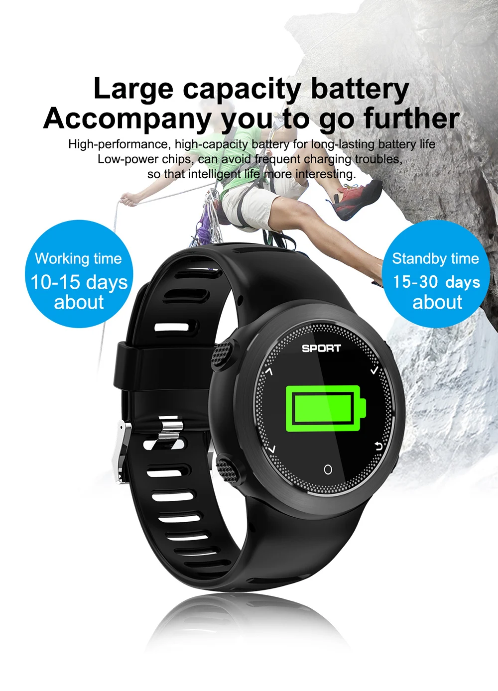 Fashion Sports Smart Watch Bracelet Heart Rate Monitoring Compass Display Waterproof Intelligent Clock Wristwatches Android IOS |